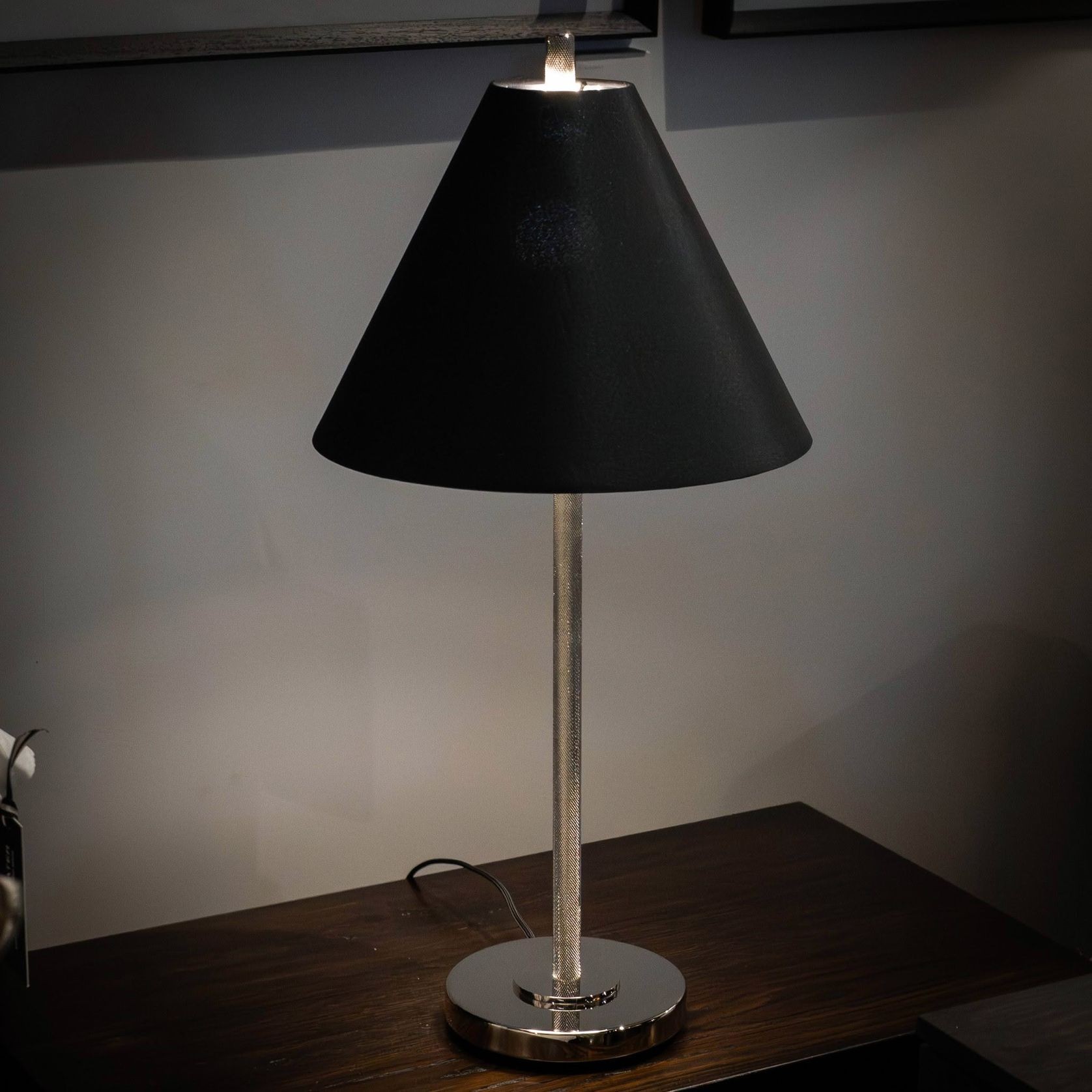Tz - Monaco Bedside Lamp - Nickel gallery detail image