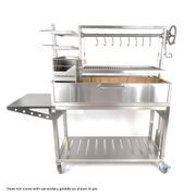 Tagwood BBQ Argentine Santa Maria Wood Fire & Charcoal Grill | BBQ03SS gallery detail image