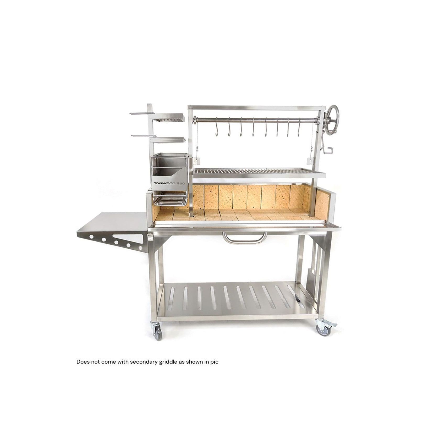 Tagwood BBQ Argentine Santa Maria Wood Fire & Charcoal Grill | BBQ03SS gallery detail image