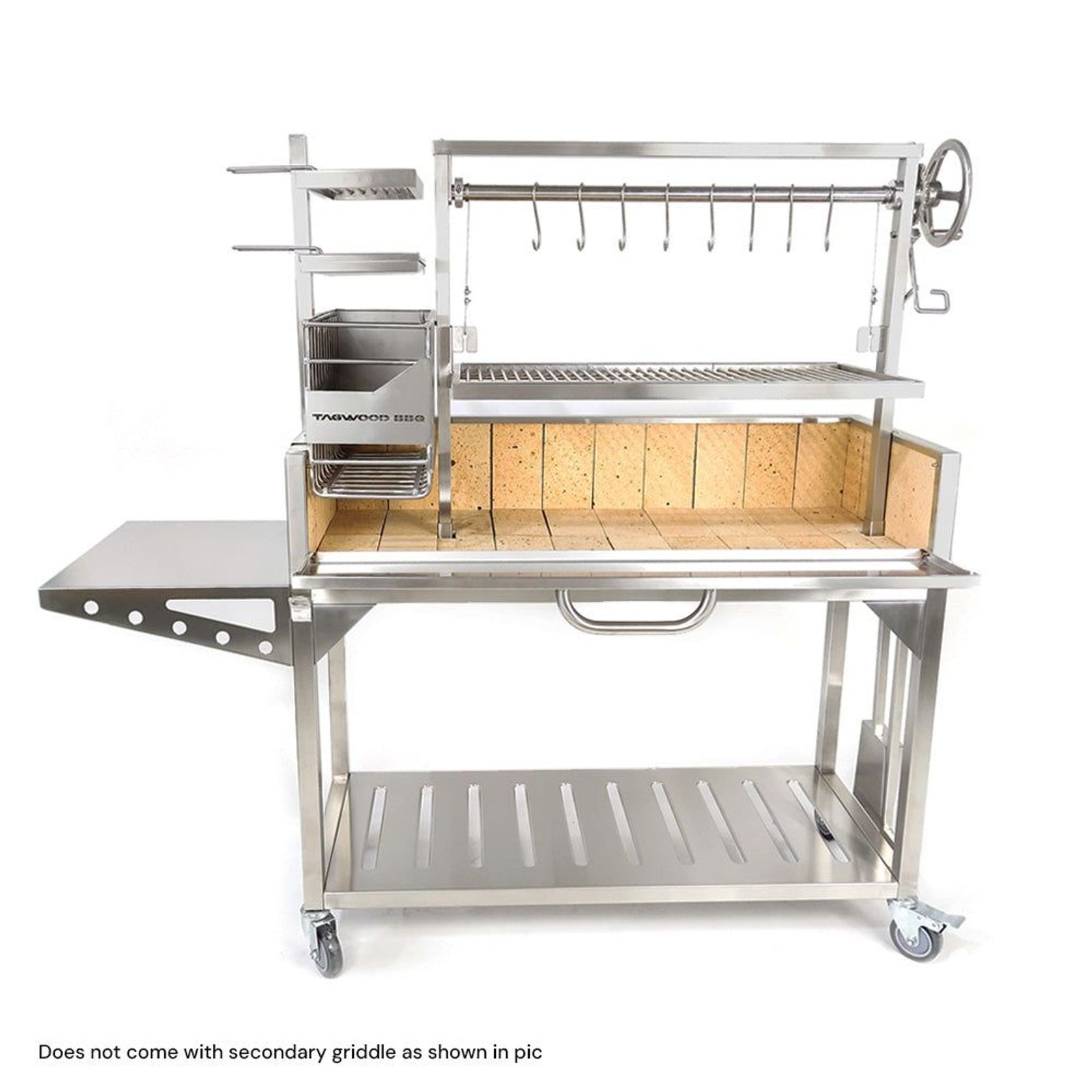 Tagwood BBQ Argentine Santa Maria Wood Fire & Charcoal Grill | BBQ03SS gallery detail image