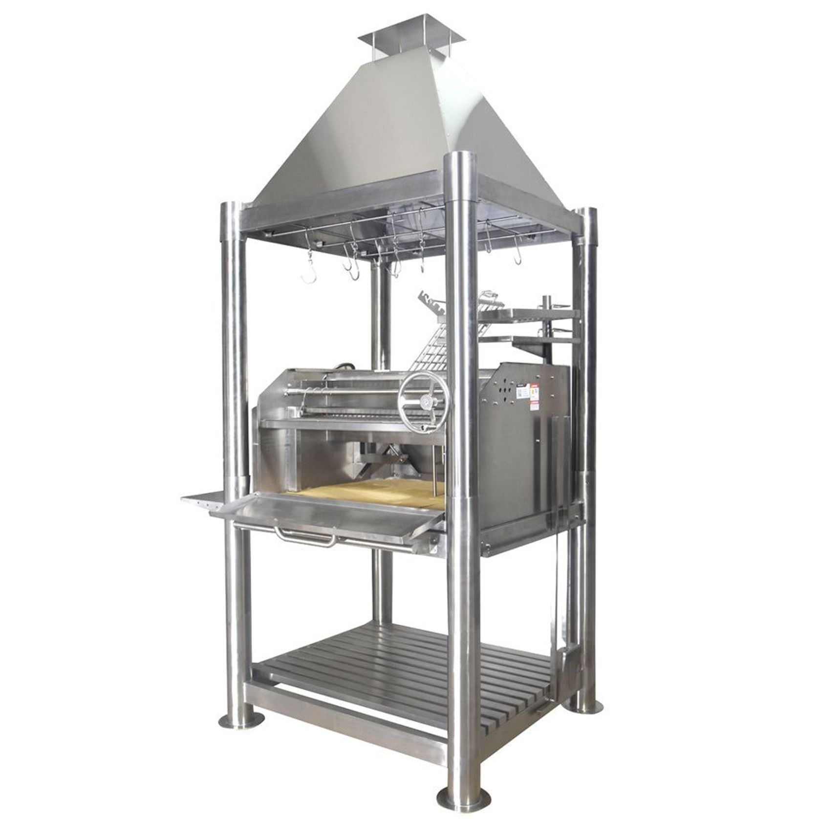 Tagwood BBQ Argentine Wood Fire & Charcoal Grill all Stainless Steel | BBQ02SS gallery detail image