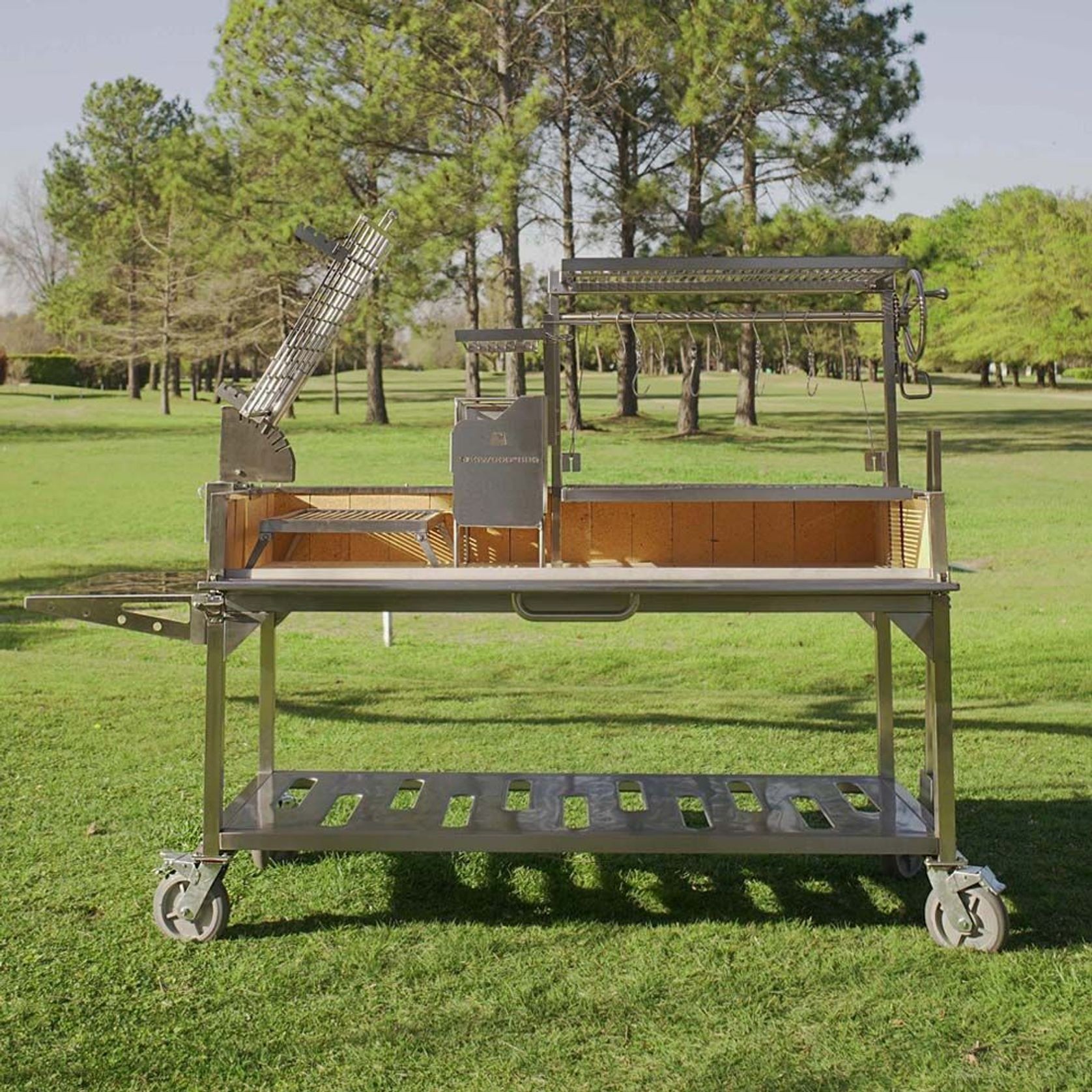 Argentine Extra Large Charcoal & Woodfired Parilla Grill | BBQ26SS gallery detail image