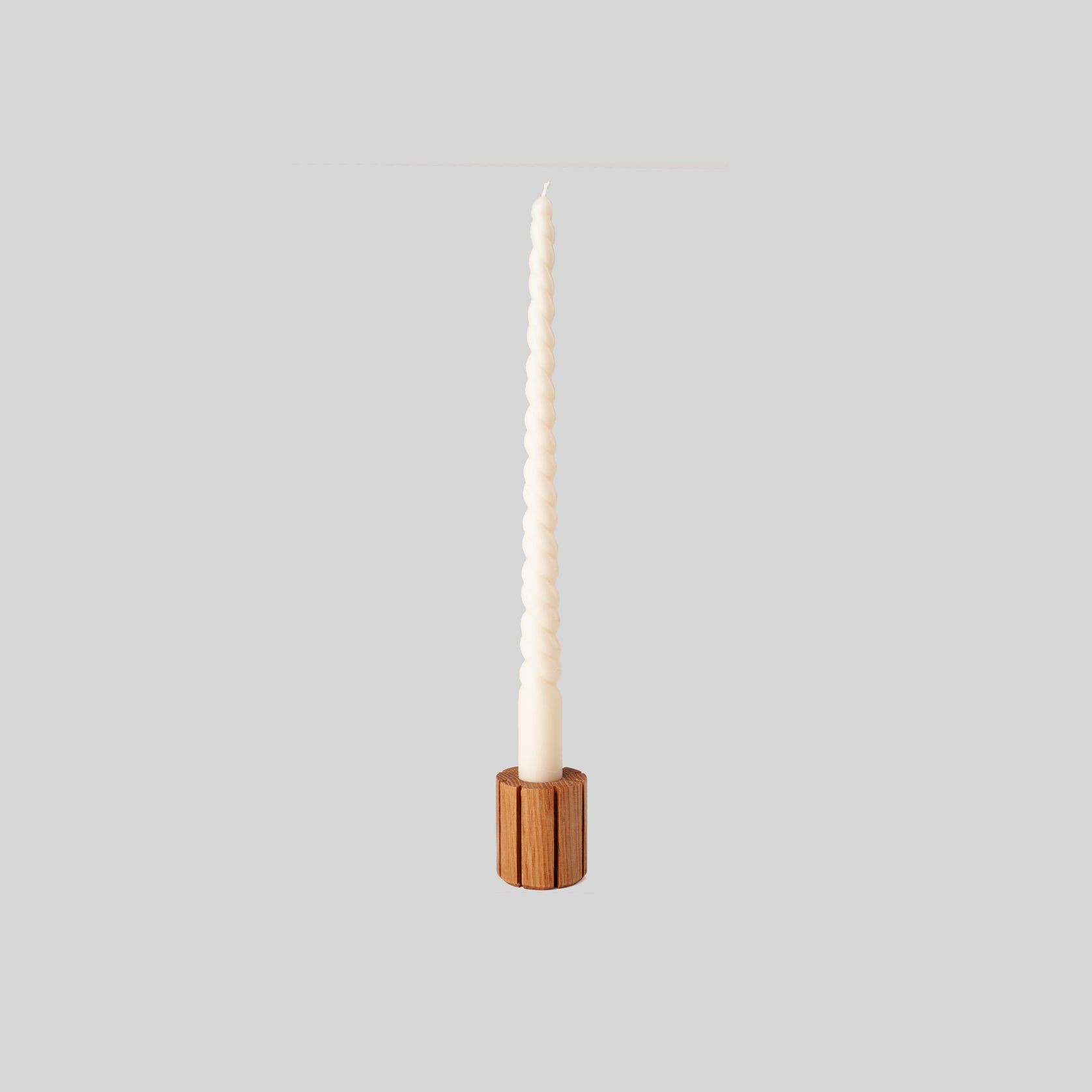 Tall Spiral Taper Candle gallery detail image
