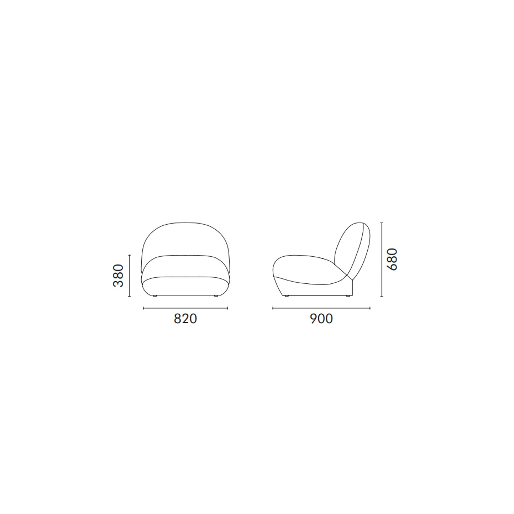 Tangyuan Lounge Chair gallery detail image