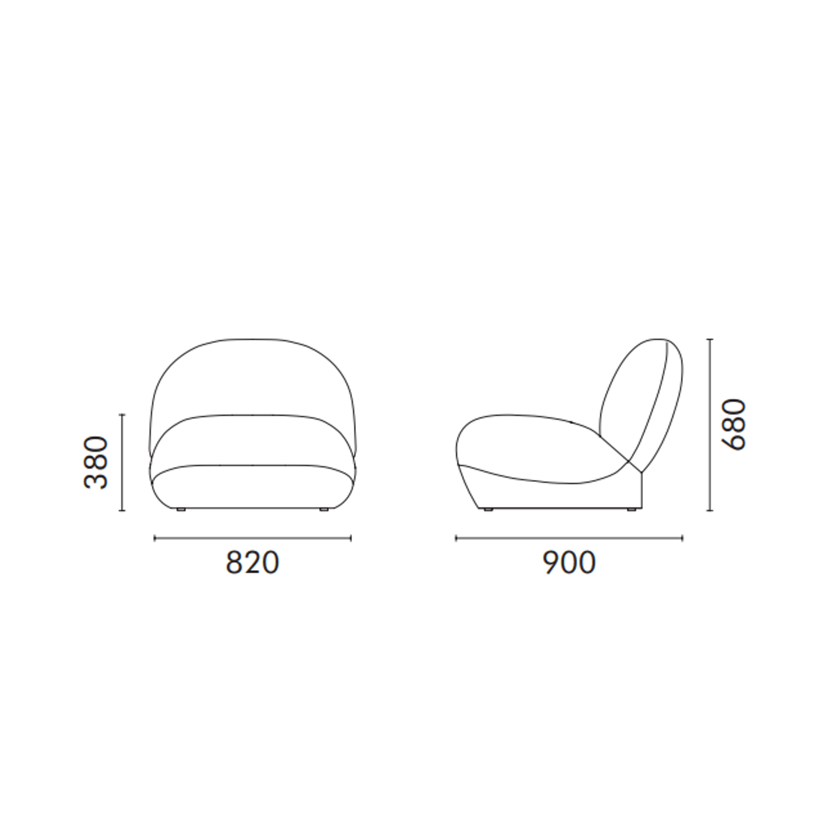 Tangyuan Lounge Chair gallery detail image