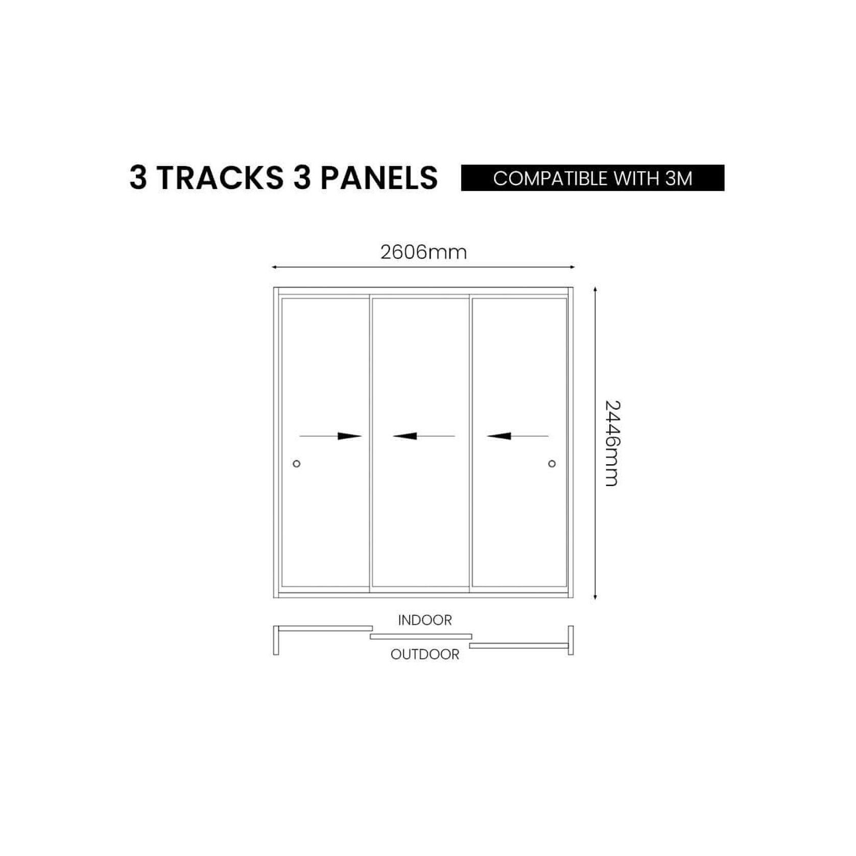 Glass Sliding Door For Tasman Freestanding Pergola gallery detail image