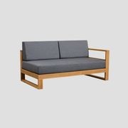 Tasman Teak Double Left Arm Section gallery detail image