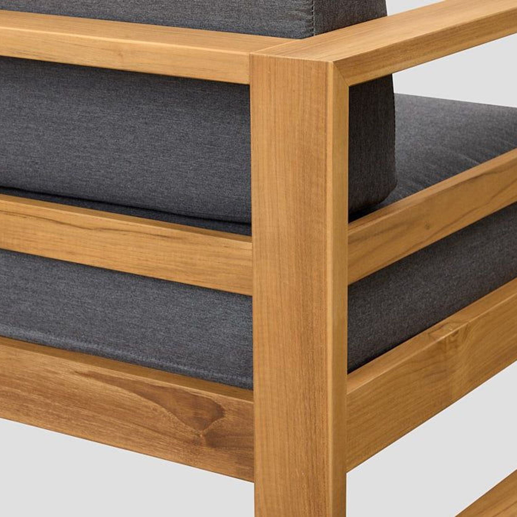 Tasman Teak Double Right Arm Section gallery detail image