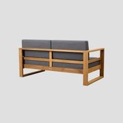 Tasman Teak Double Right Arm Section gallery detail image