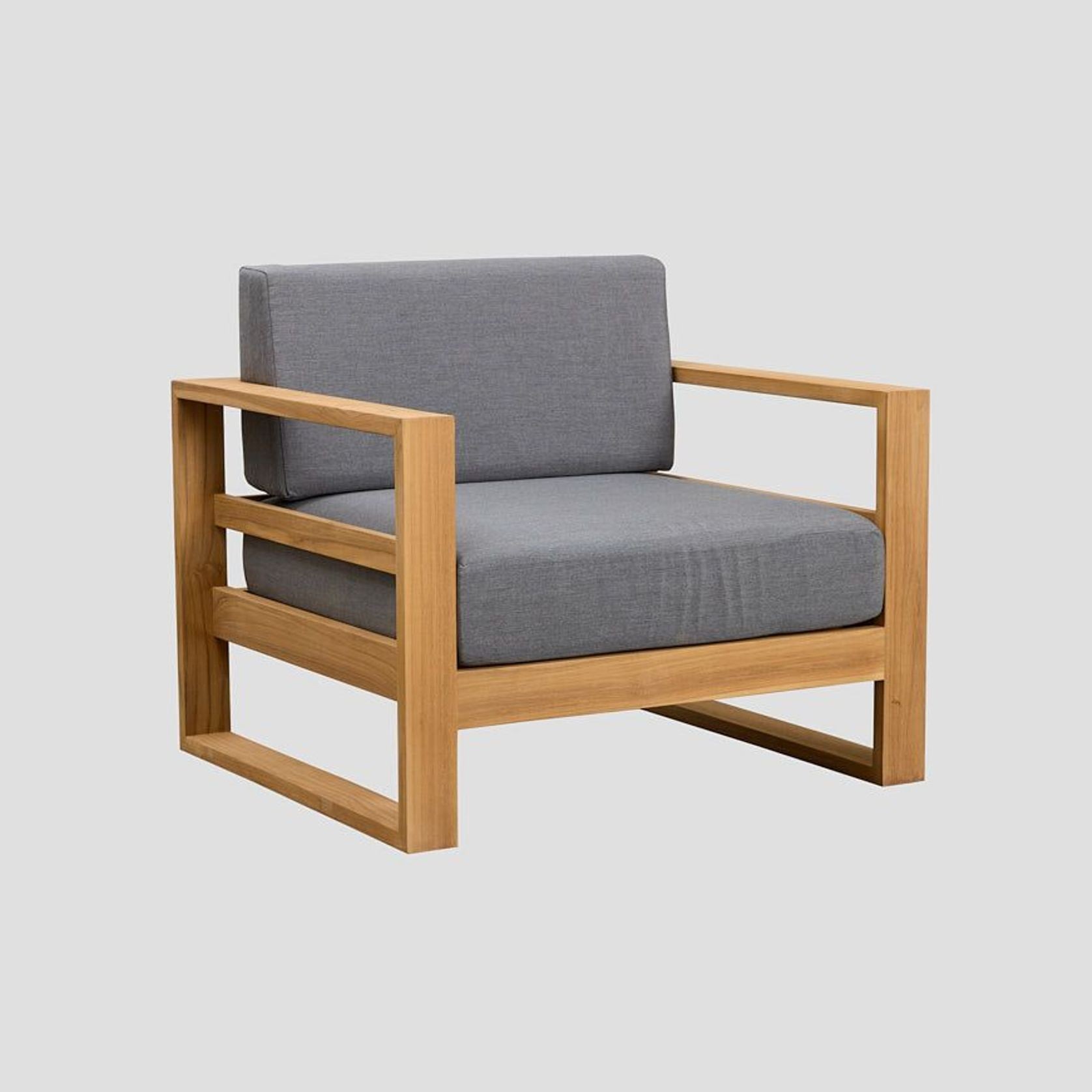 Tasman Teak Single Sofa gallery detail image