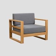 Tasman Teak Single Sofa gallery detail image
