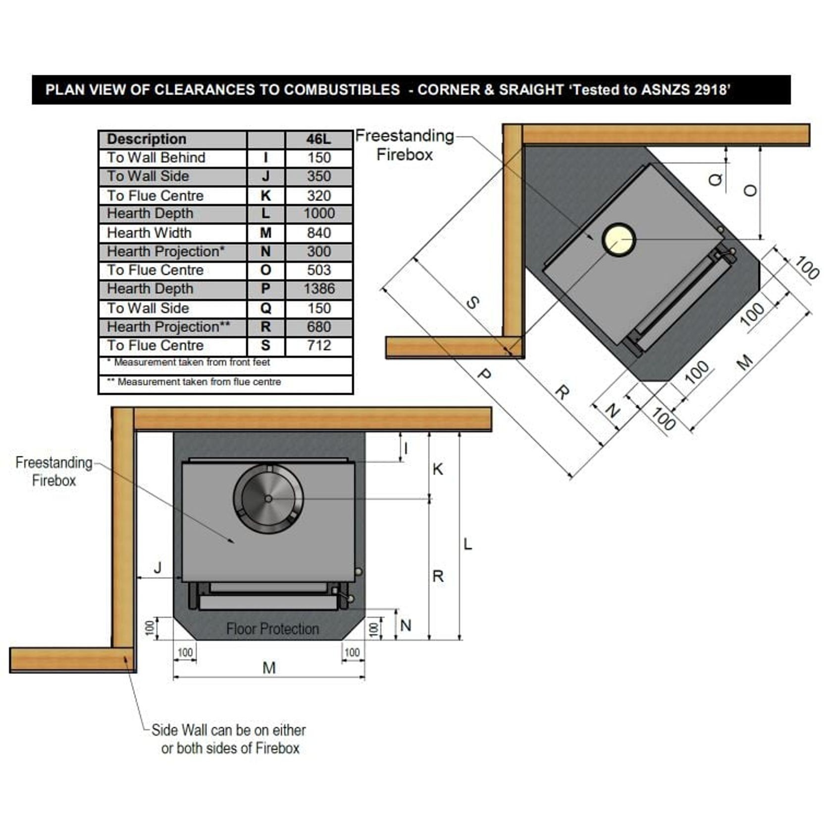Warmington | Tasman Freestanding Woodburner with Flue gallery detail image