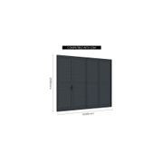 Bifold Shutter Wall For Tasman Wall Mounted Pergola gallery detail image
