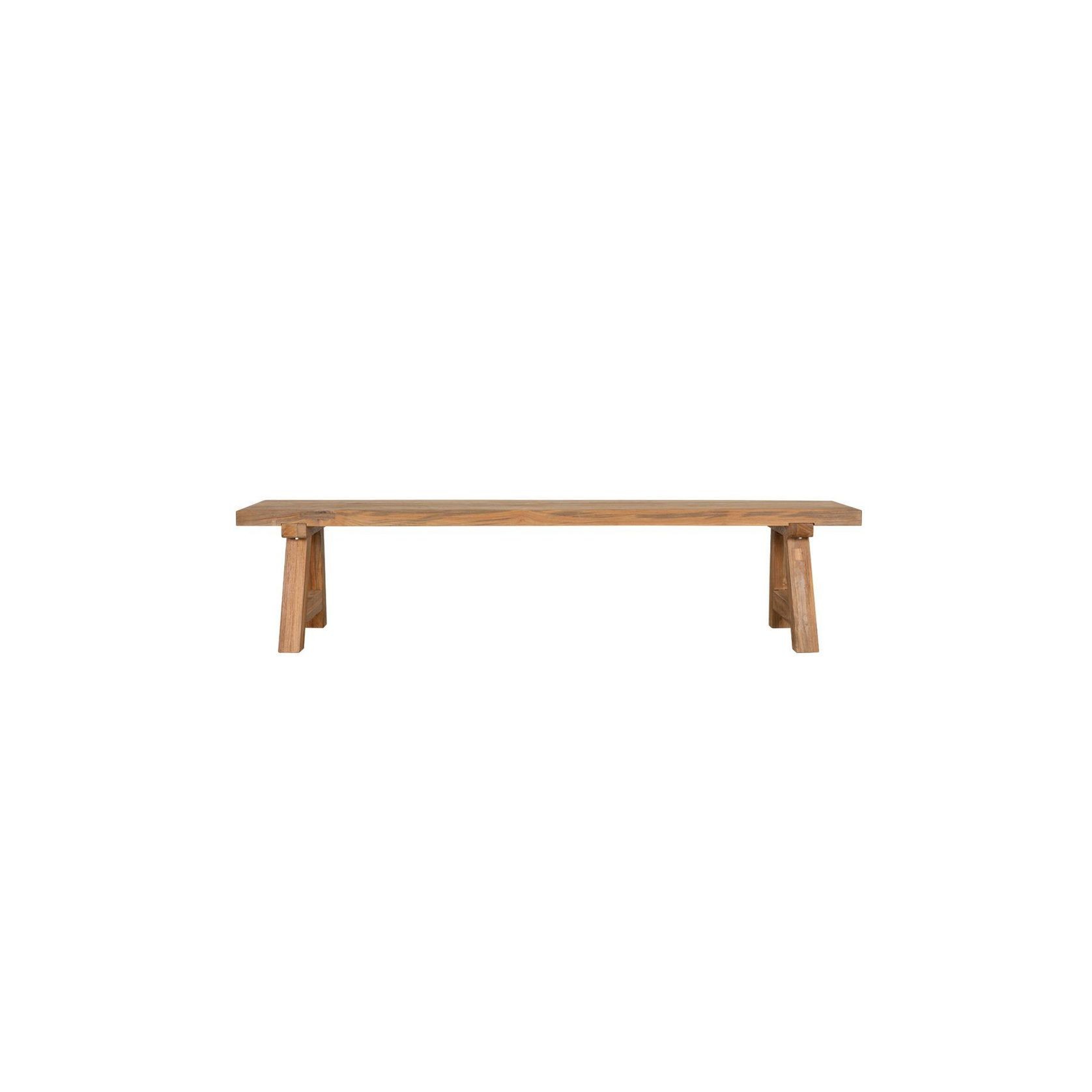 Stalwart Teak A Frame Dining Bench Seat 200cm gallery detail image