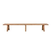 Stalwart Teak A Frame Dining Bench Seat 250 x 42cm gallery detail image