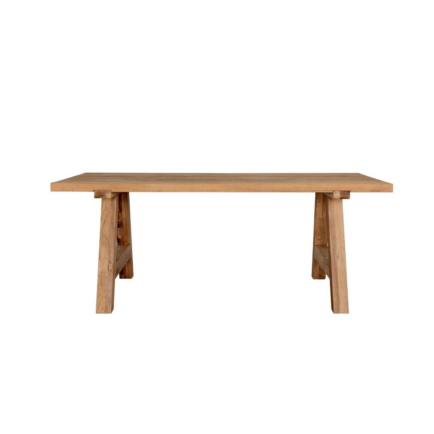 Stalwart Teak A Frame Dining Table 200 X 100cm gallery detail image