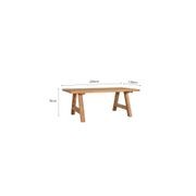 Stalwart Teak A Frame Dining Table 200 X 100cm gallery detail image
