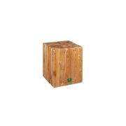 Teak Cube Stool gallery detail image