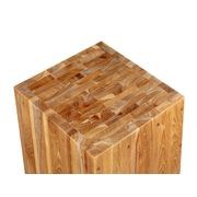 Teak Cube Stool gallery detail image
