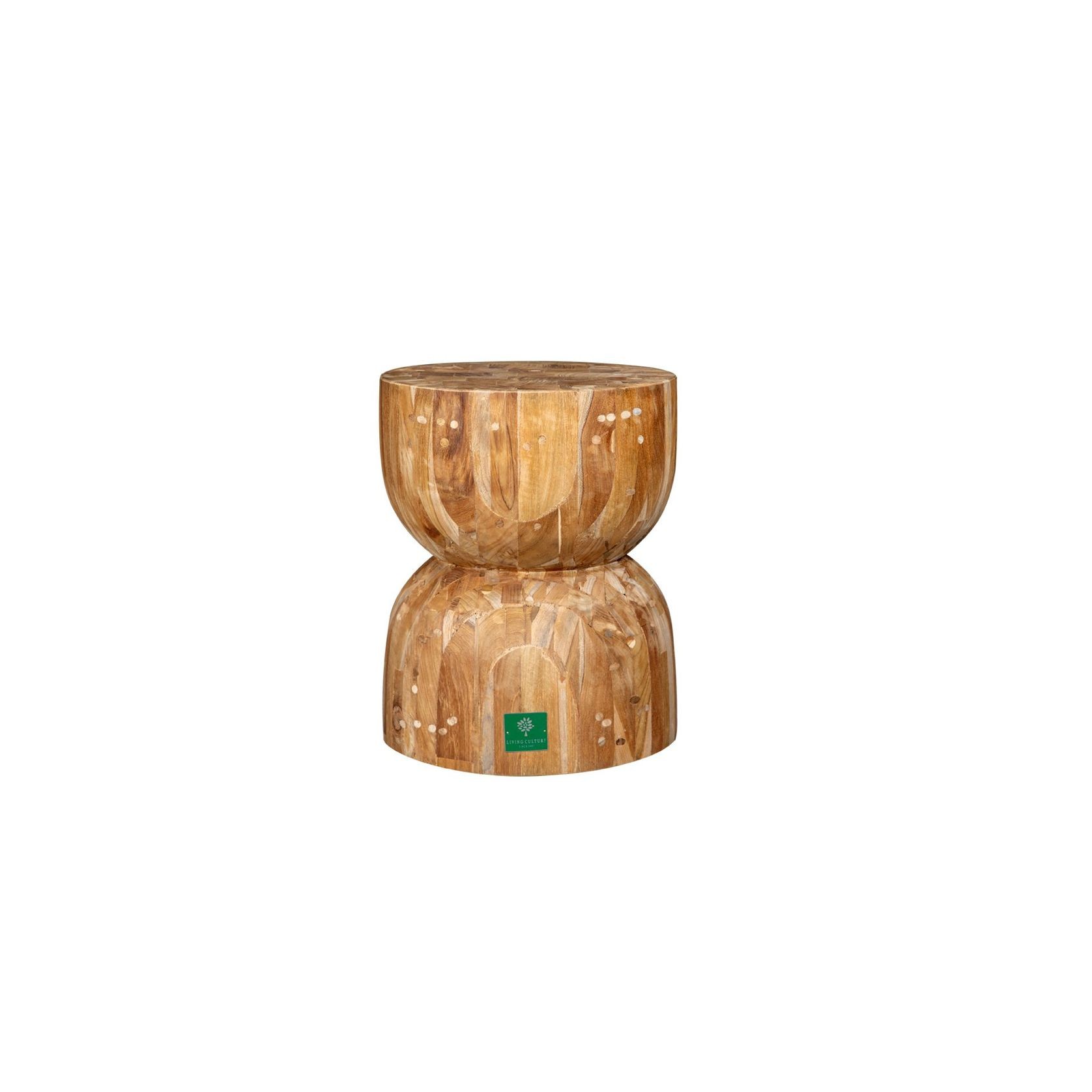 Teak Curve Stool gallery detail image