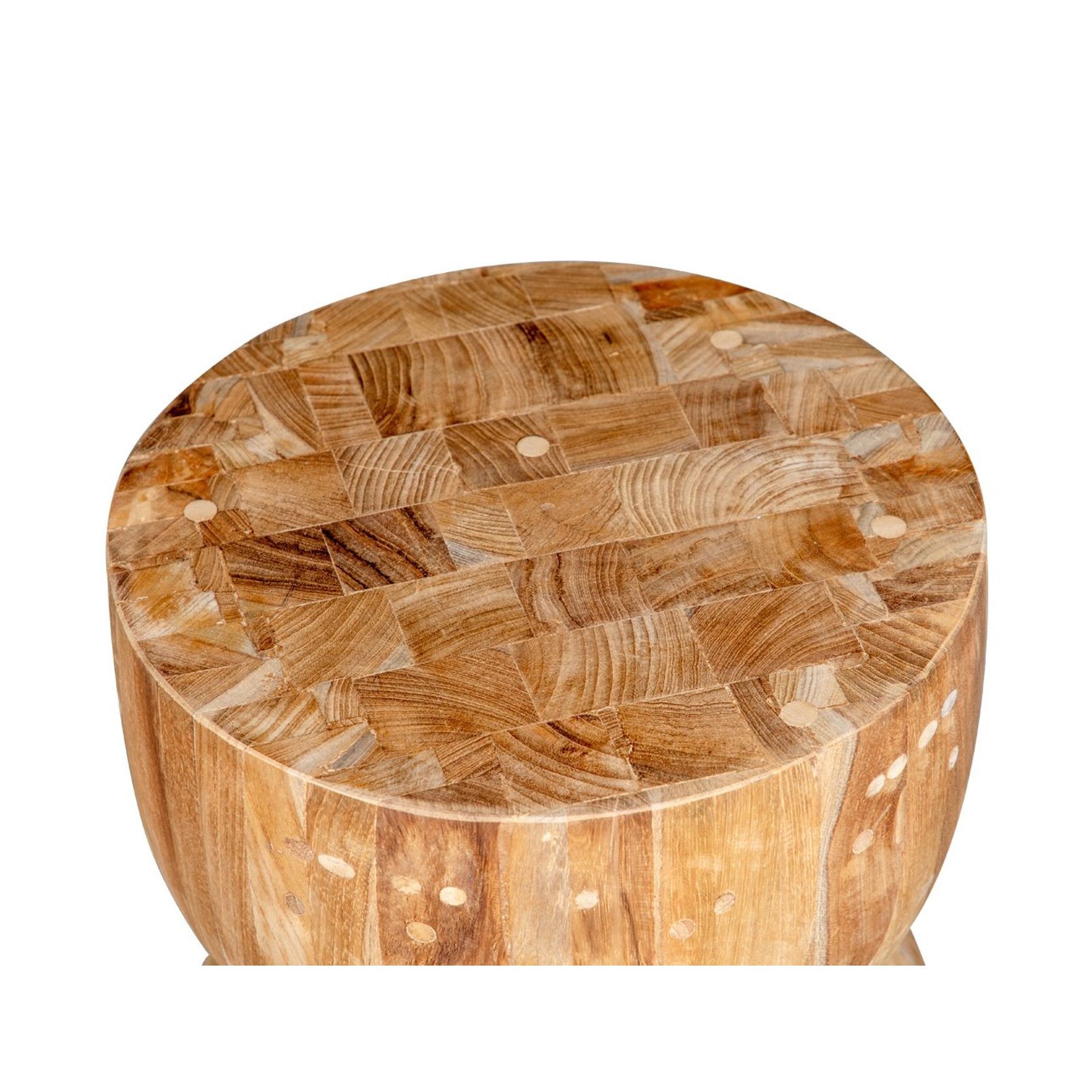 Teak Curve Stool gallery detail image