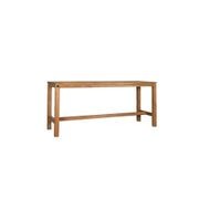 Teak Outdoor Long Bar Leaner Table 250 X 75 X 105cm gallery detail image