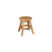 Teak Outdoor Round Stool gallery detail image