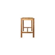 Teak Outdoor Rectangular Bar Leaner Table 180 X 75 X 105cm gallery detail image