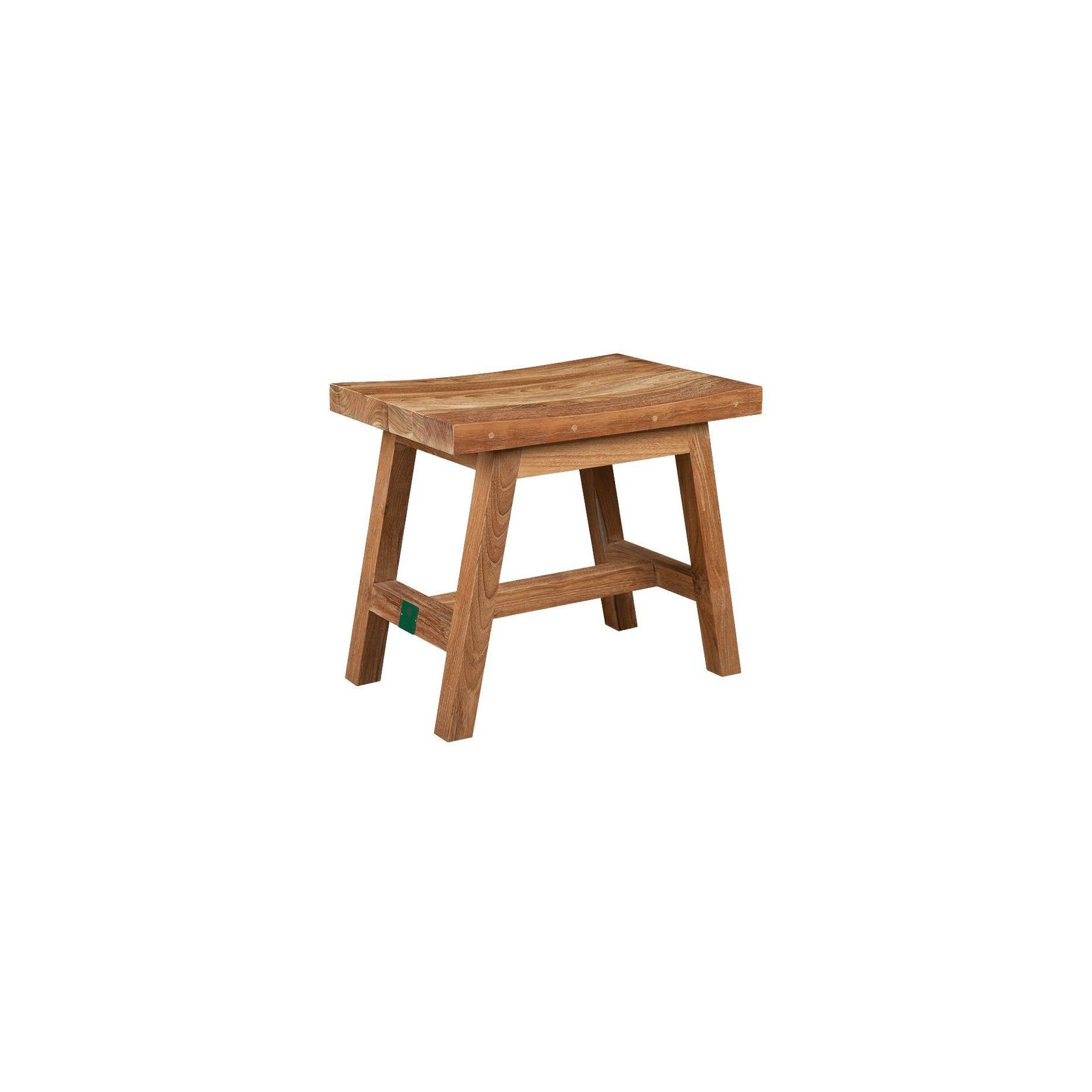 Teak Rectangular Stool gallery detail image