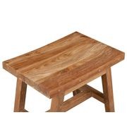 Teak Rectangular Stool gallery detail image