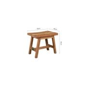 Teak Rectangular Stool gallery detail image