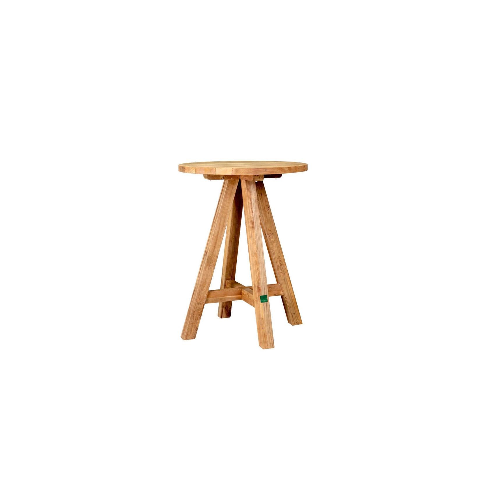 Teak Round Bar Table gallery detail image