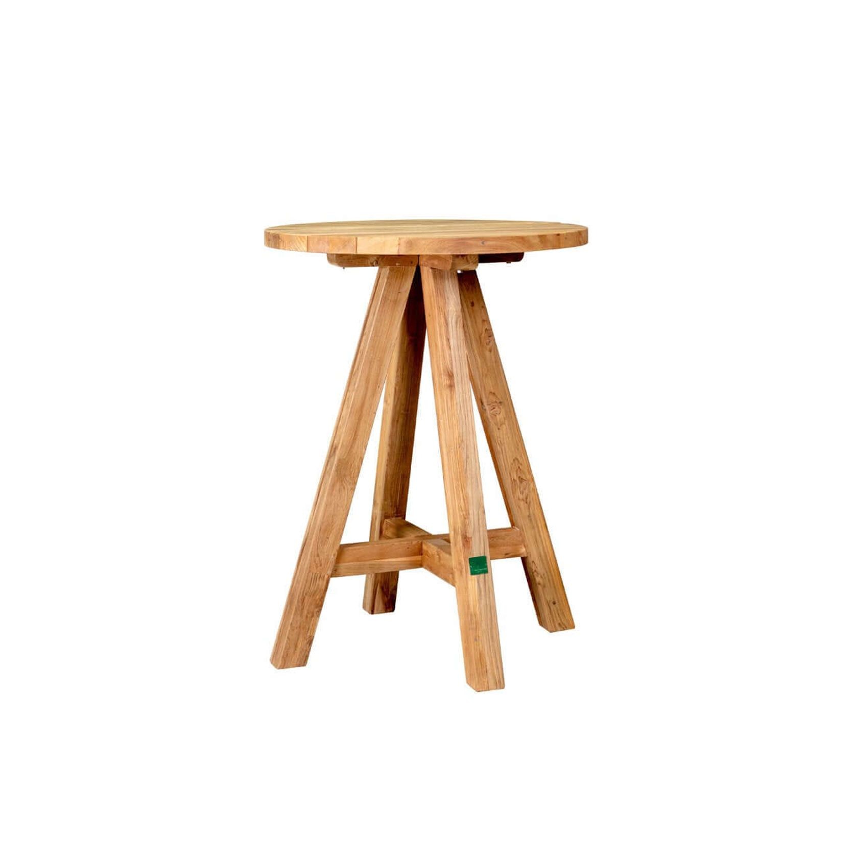 Teak Round Bar Table gallery detail image