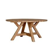 Caturra Teak Round Outdoor Dining Table gallery detail image