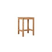 Teak Outdoor Square Bar Leaner Table 75 X 75 X 105cm gallery detail image