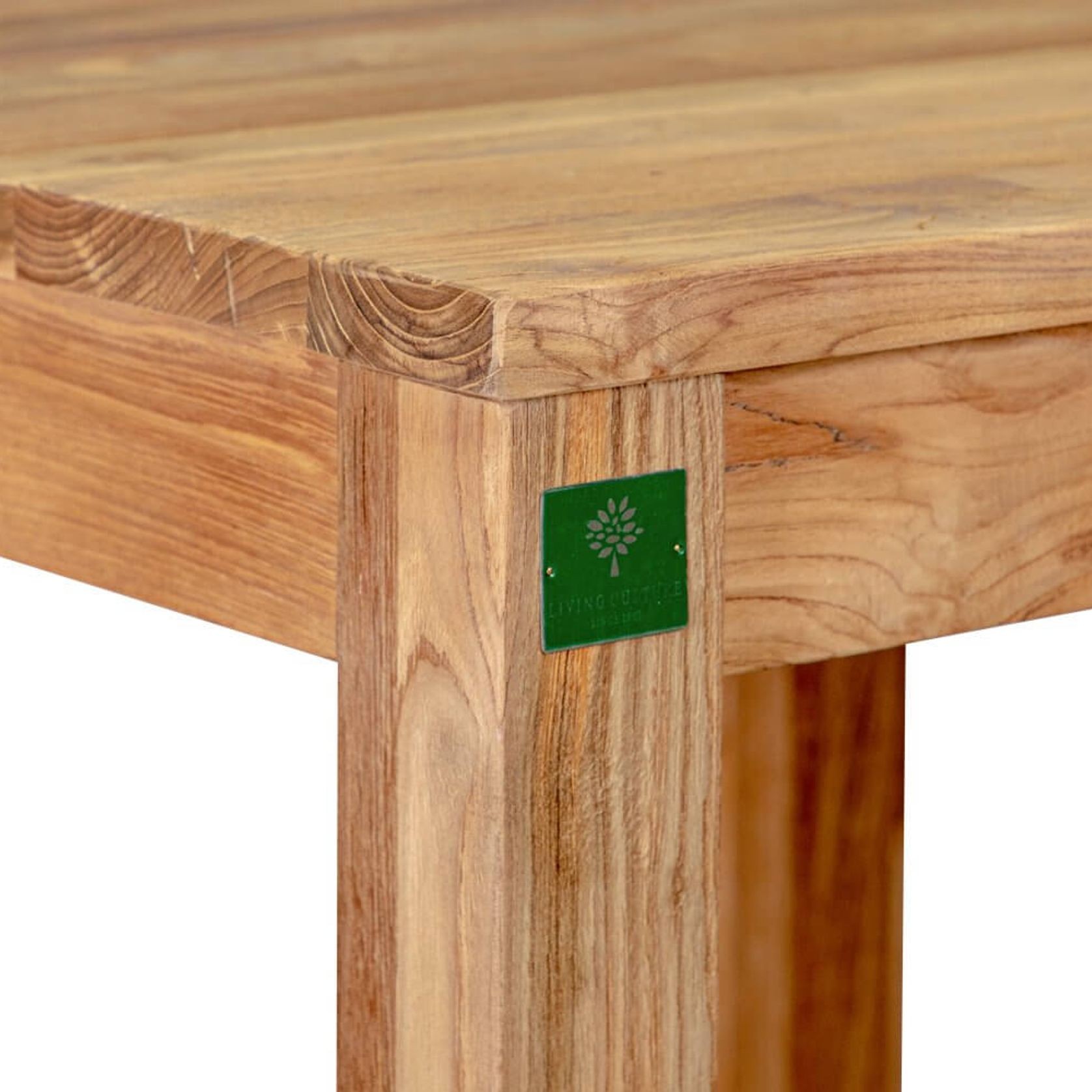 Teak Outdoor Square Bar Leaner Table 75 X 75 X 105cm gallery detail image