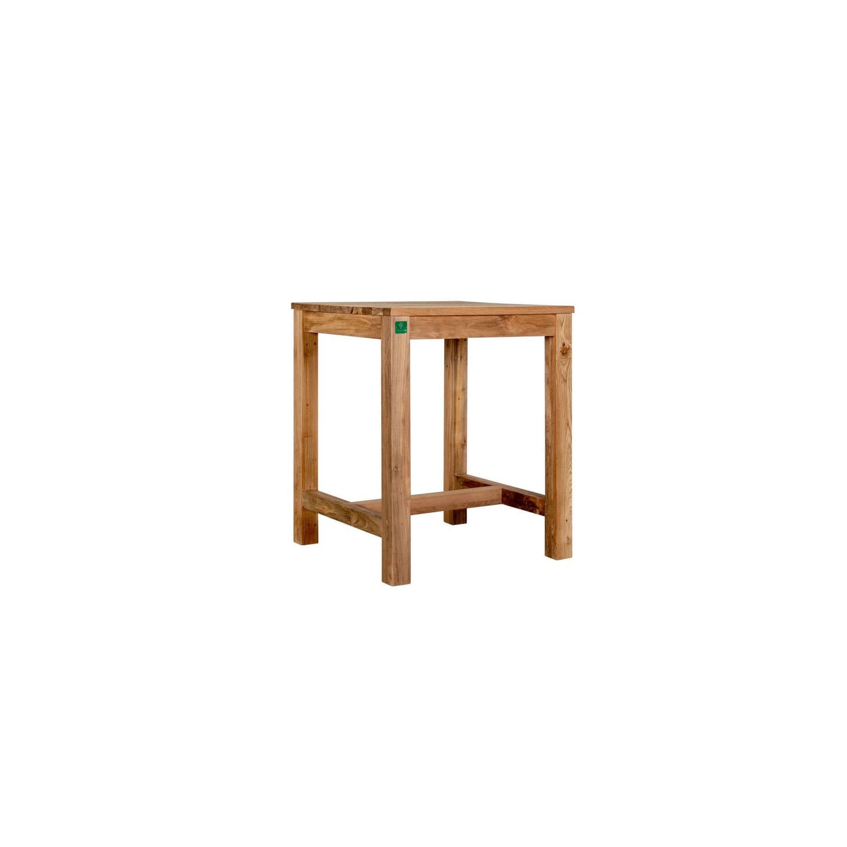 Teak Square Counter Height Table gallery detail image