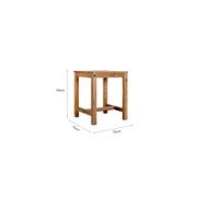 Teak Square Counter Height Table gallery detail image