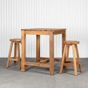 Teak Square Counter Height Table gallery detail image