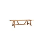 Stalwart Teak Trestle Dining Table 250cm gallery detail image
