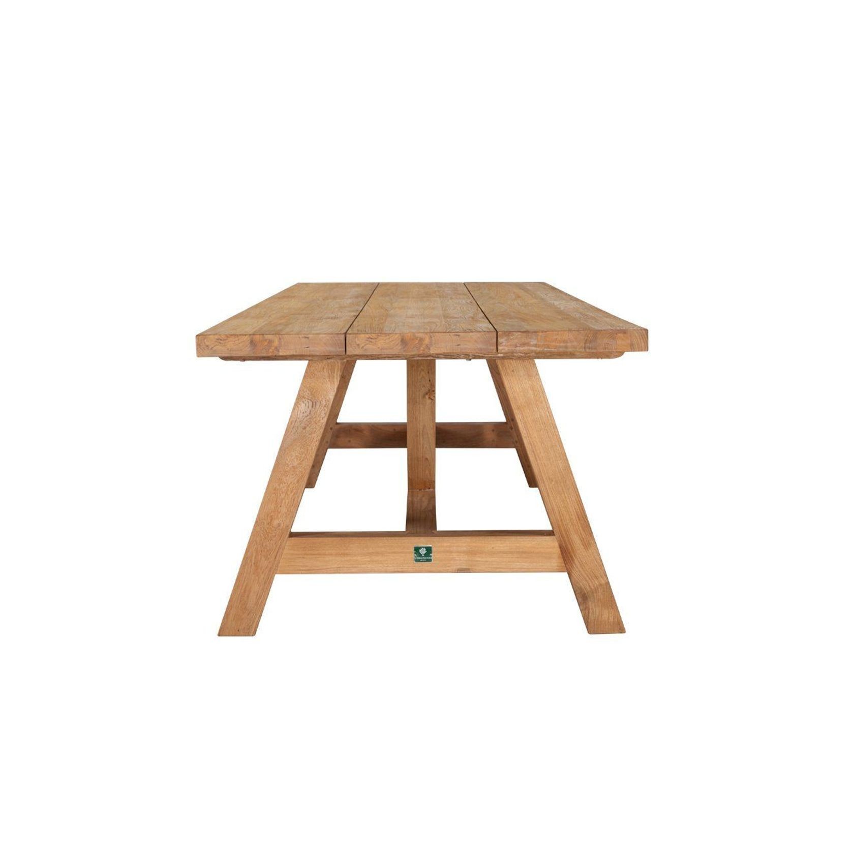 Stalwart Teak Trestle Dining Table 300cm gallery detail image