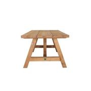 Stalwart Teak Trestle Dining Table 300cm gallery detail image