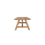 Stalwart Teak Trestle Dining Table 300cm gallery detail image