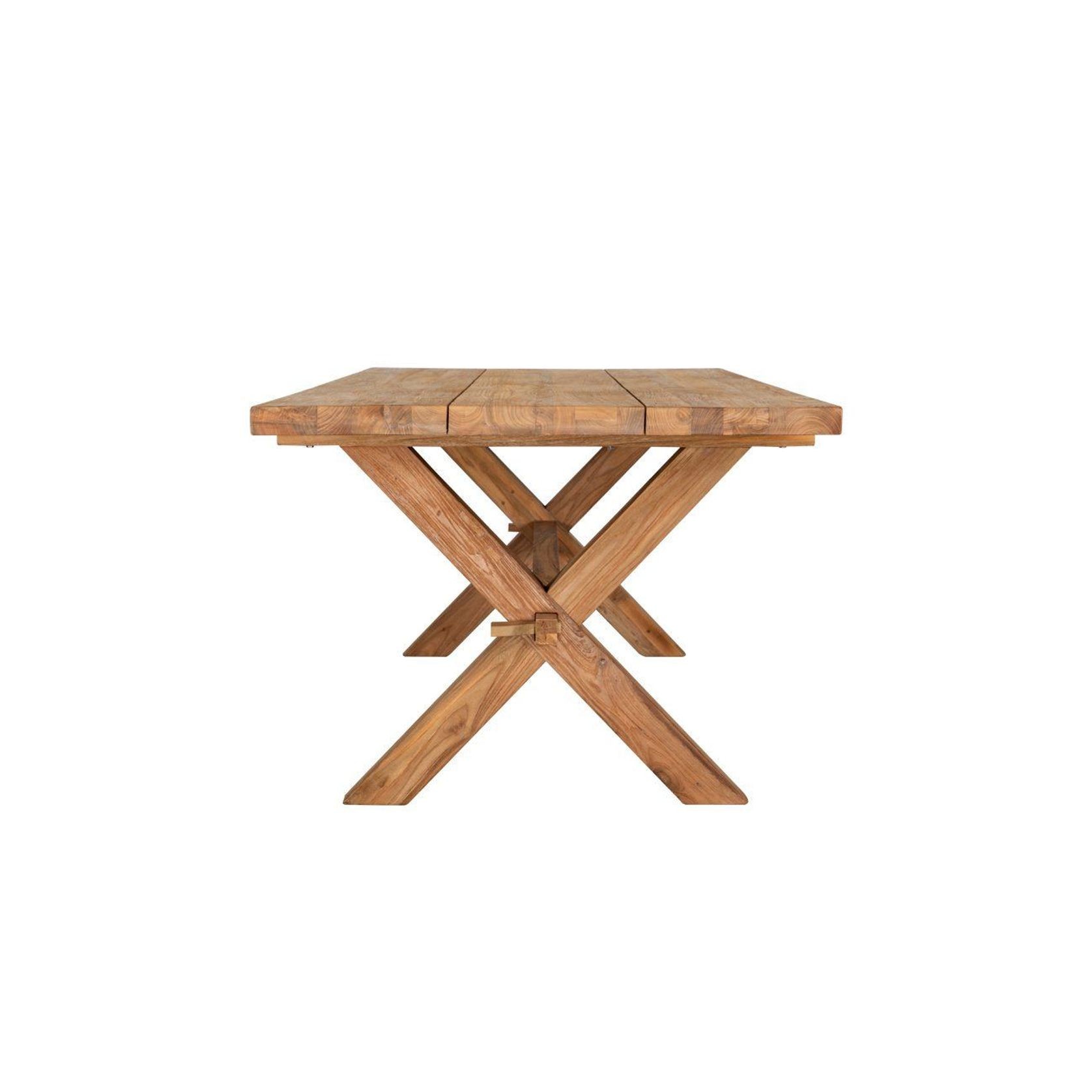 Sovereign Teak X-leg Table - 250 X 100cm gallery detail image