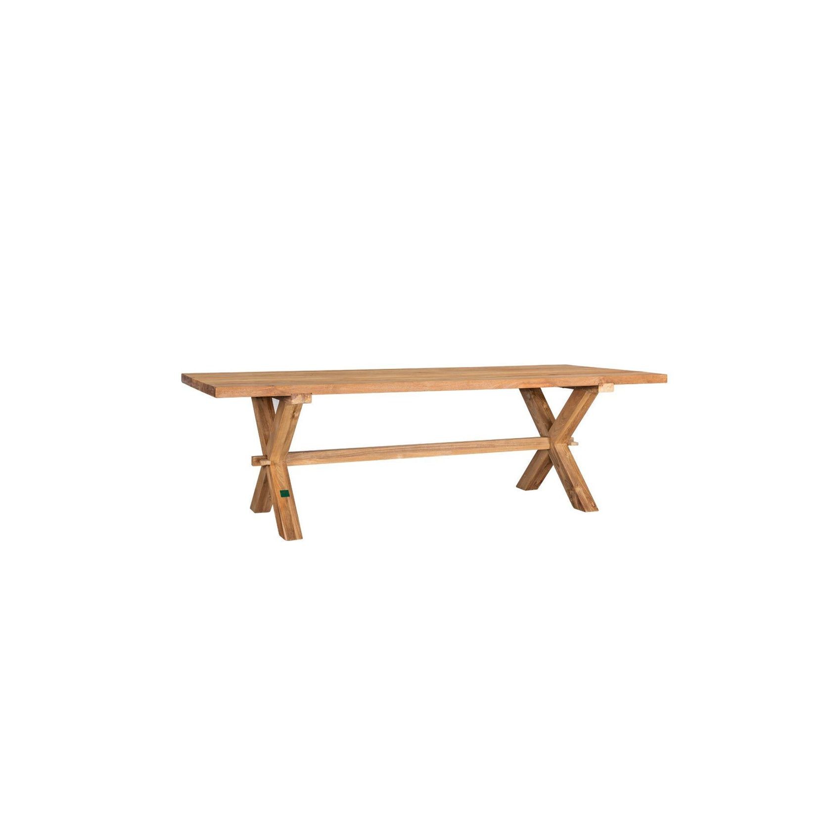 Sovereign Teak X-leg Table - 250 X 100cm gallery detail image