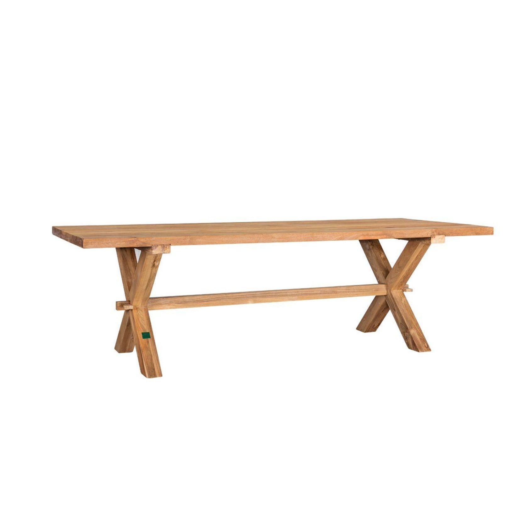 Sovereign Teak X-leg Table - 300 X 100cm gallery detail image