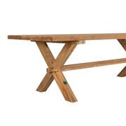 Sovereign Teak X-leg Table - 300 X 100cm gallery detail image