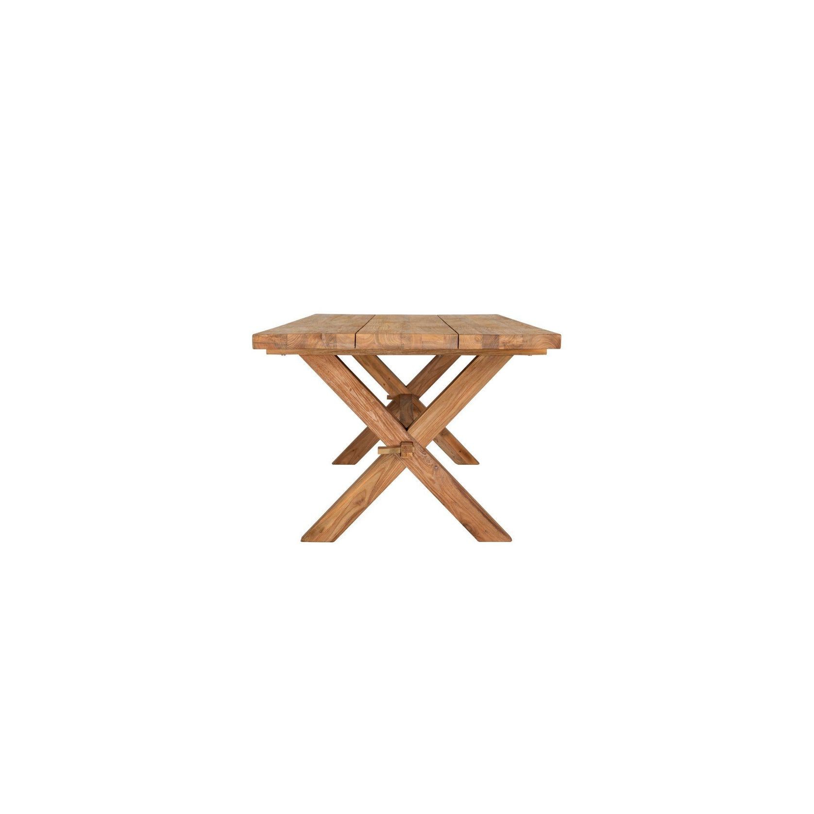 Sovereign Teak X-leg Table - 300 X 100cm gallery detail image