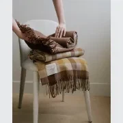 Weave Caldwell Wool Throw Blanket - Autumn gallery detail image