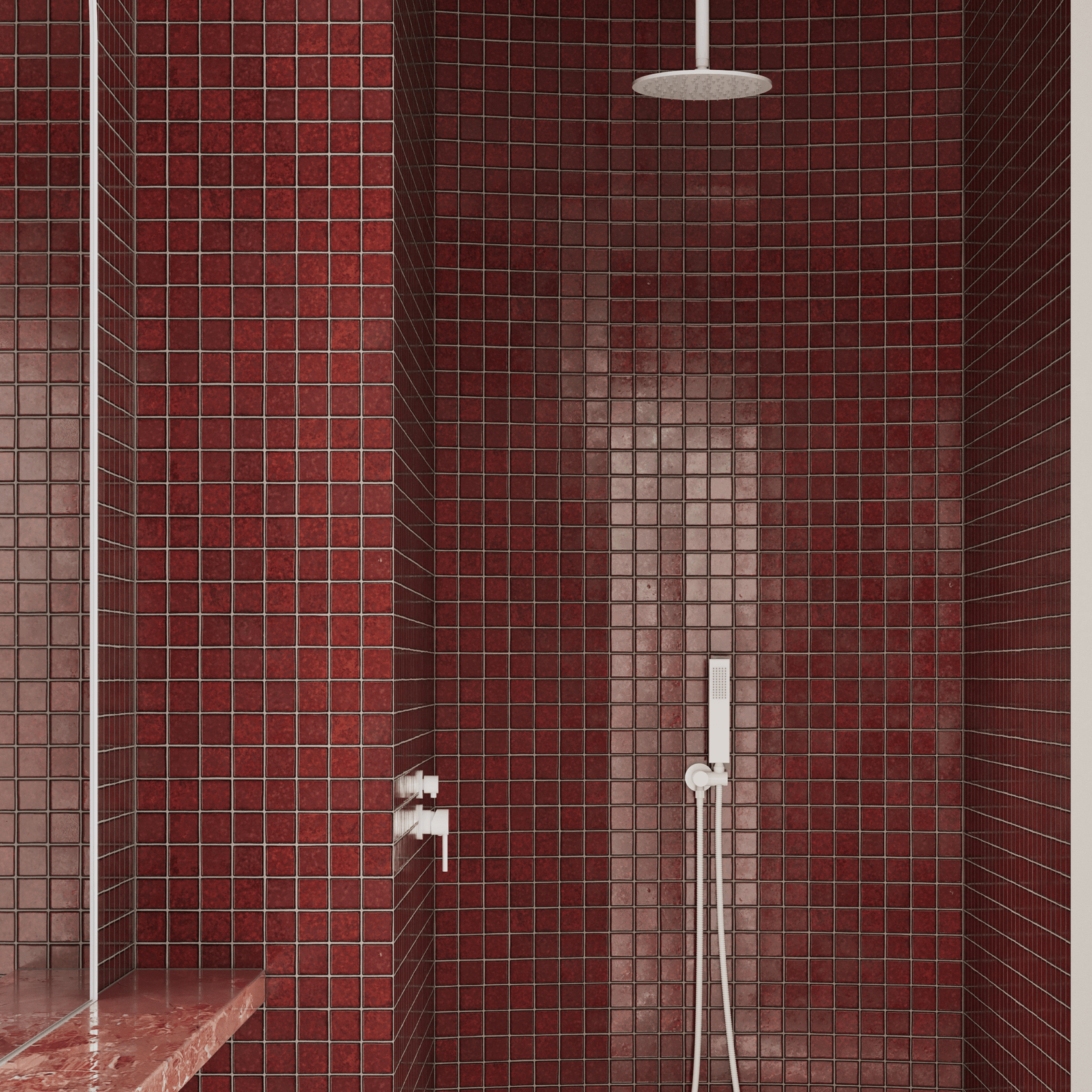 Miyako Handmade Square Mosaic Tile gallery detail image